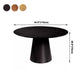 Solid Wood Contemporary Round Dining Table Wood Top Table for Kitchen Clearhalo ' dining_table' 'Dining Tables & Seating' 'Dining Tables' 'furn' 'furn_dining_table' 'Furniture' 'furniture_dining_table' 'Kitchen & Dining Furniture' 'kitchen&dining_furn' 'kitchen' 'kitchen_dining_table' 1200x1200_db2b1372-d19f-48e3-8726-5bab914908f7