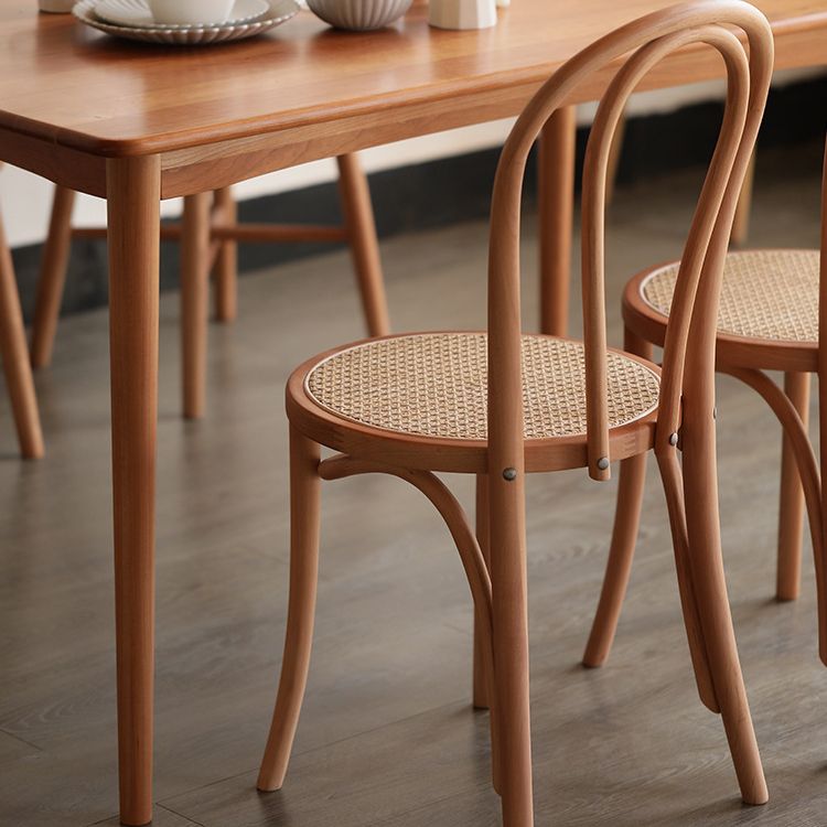 French Modern Style Solid Wood Dining Chairs Set Windsor Back Side Chair Clearhalo ' kitchen&dining_furn' 'Dining Chairs' 'Dining Tables & Seating' 'dining_chair' 'Furniture' 'furniture_dining_chair' 'Kitchen & Dining Furniture' 'kitchen' 1200x1200_db2e5b5d-1c7a-4b32-acd7-39b6230a1178