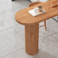 Solid Wood Bar Dining Table Contemporary Bar Table with Sled Base Clearhalo 'Bar Furniture' 'Bar Tables' 'bar_tables' 'furn' 'furn_bar_tables' 'Furniture' 'furniture_bar_tables' 'Kitchen & Dining Furniture' 1200x1200_db2f509f-8f9f-44a0-bc36-bae4d2c07a84