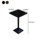Industrial Wood Top Bistro Table Matte Finish Bar Table for Small Places Clearhalo 'Bar Furniture' 'Bar Tables' 'bar_tables' 'furn' 'furn_bar_tables' 'Furniture' 'Kitchen & Dining Furniture' 1200x1200_db314eec-b7e2-4f0b-a92c-c111b4cf96ca