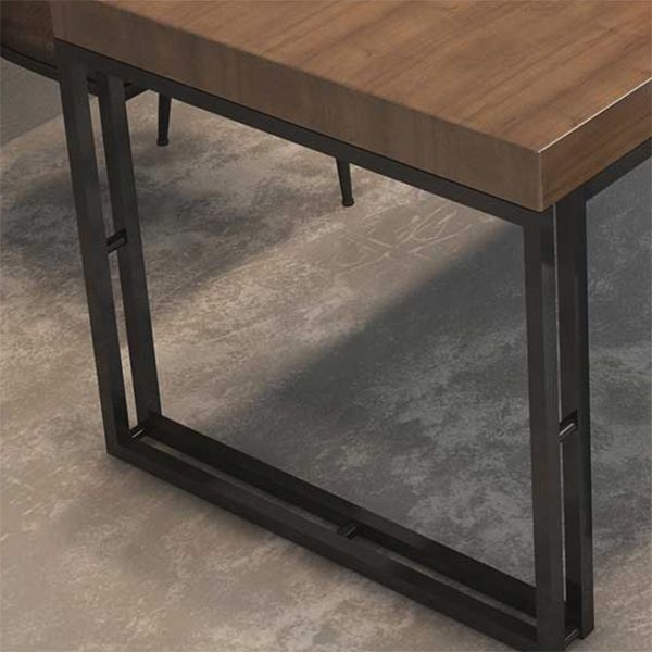 Industrial Rectangle Wood Dining Table 1/5/7 Pieces Dining Set for Barbecue Shop Clearhalo 'Dining Room Sets' 'Dining Tables & Seating' 'dining_room_set' 'furn' 'furn_dining_room_set' 'Furniture' 'Kitchen & Dining Furniture' 1200x1200_db318ea4-a7ba-4bd4-9de4-b9587a62d46b