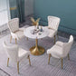 Glam Metal Dining Room Chairs Upholstered Side Armchair for Restaurant Use Clearhalo ' kitchen&dining_furn' 'Dining Chairs' 'Dining Tables & Seating' 'dining_chair' 'furn' 'furn_dining_chair' 'Furniture' 'furniture_dining_chair' 'Kitchen & Dining Furniture' 'kitchen' 1200x1200_db33558b-4ea4-4cc7-b19e-a73bfd12c29d
