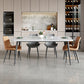 Modern Style Dining Table Rectangle Sintered Stone Dining Table with Black Frame Clearhalo ' dining_table' 'Dining Tables & Seating' 'Dining Tables' 'furn' 'furn_dining_table' 'Furniture' 'furniture_dining_table' 'Kitchen & Dining Furniture' 'kitchen&dining_furn' 'kitchen' 'kitchen_dining_table' 1200x1200_db35162e-483d-453b-a41b-b5f95260bdc9