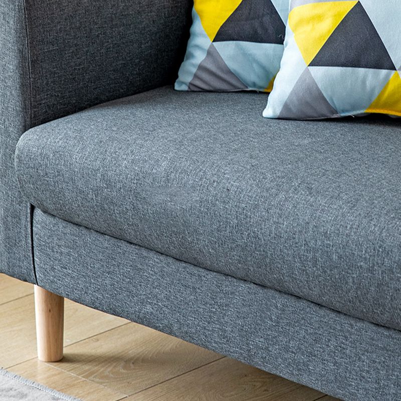 23.23" H Tuxedo Arm Sofa with Tight Back Sofa for Living Room, Apartment Clearhalo 'furn' 'furn_sofas' 'Furniture' 'furniture_sofas' 'kitchen' 'kitchen_sofas' 'Living Room Furniture' 'Sofa' 'sofas' 1200x1200_db36dde7-267b-4b02-b78d-3e8f13f96a80