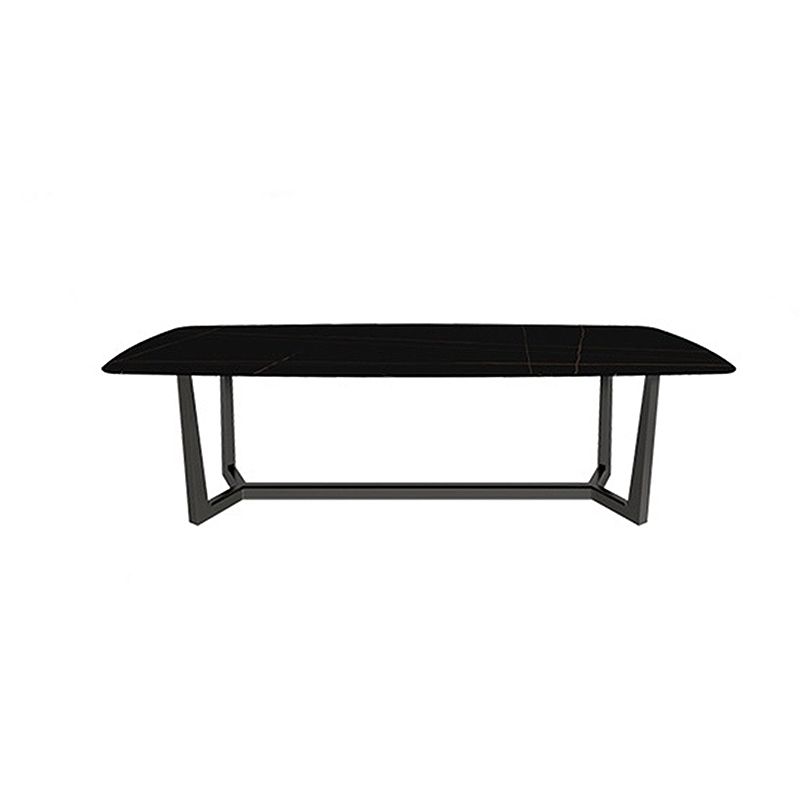 Trestle 1 Single Coffee Table Modern Rectangular Metal Cocktail Table Clearhalo 'Coffee & Accent Tables' 'Coffee Tables' 'coffee_tables' 'furn' 'furn_coffee_tables' 'Furniture' 'furniture_coffee_tables' 'Living Room Furniture' 1200x1200_db36e8f2-cb91-49a7-a687-087456732b14