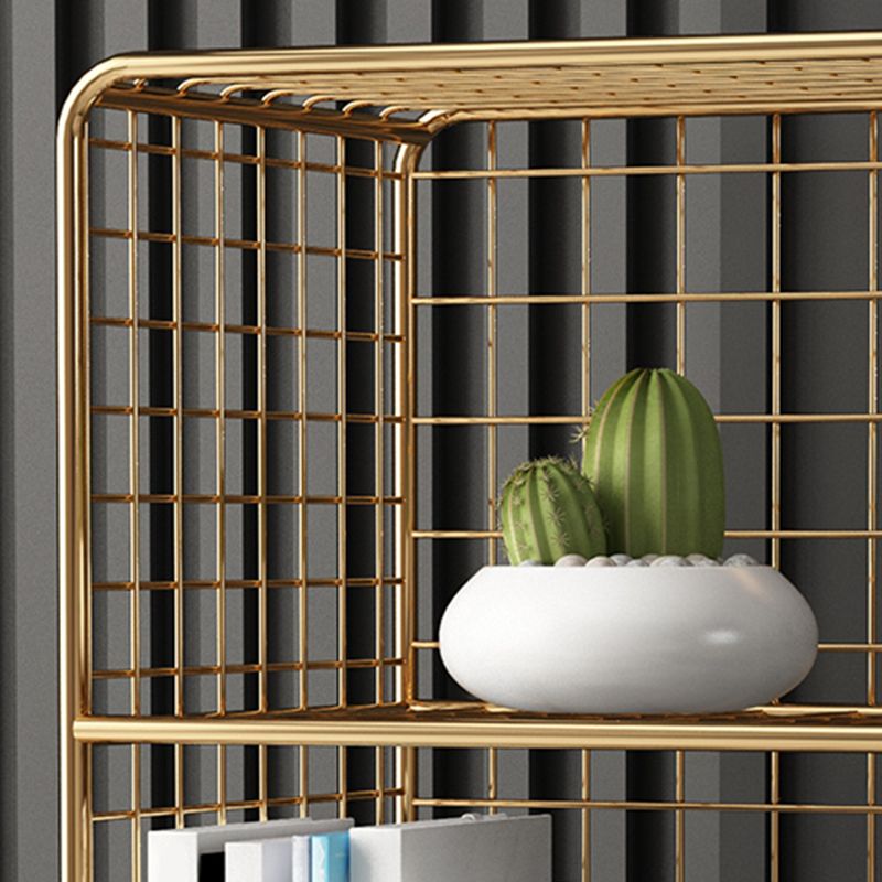 Table de nuit en métal moderne étagère de rangement ouverte comprenant une table de nuit en fer avec des jambes