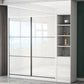 Wit High Gloss Garderobe Armoire Modern Engineered Wood Garderobe