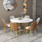 Round Sintered Stone Dining Table Traditional Luxury Dining Table with Gold Base Clearhalo ' dining_table' 'Dining Tables & Seating' 'Dining Tables' 'furn' 'furn_dining_table' 'Furniture' 'furniture_dining_table' 'Kitchen & Dining Furniture' 'kitchen&dining_furn' 'kitchen' 'kitchen_dining_table' 1200x1200_db38d5b1-ddf7-4515-a028-7e140724934c