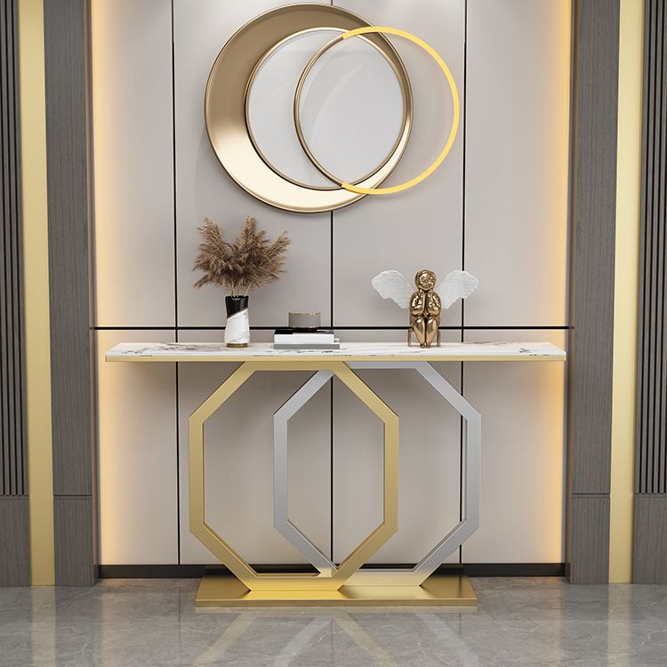 Glamkonsole Akzenttisch Antikes Finishsofa in Stein