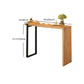 Solid Wood Bar Dining Table Industrial Bar Table with Sled Base Clearhalo 'Bar Furniture' 'Bar Tables' 'bar_tables' 'Furniture' 'furniture_bar_tables' 'Kitchen & Dining Furniture' 1200x1200_db3b4cd7-41cb-4cb6-b69a-9a3583772d3b