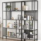 Metal Open Back Bookshelf Industrial Vertical Bookcase for Living Room Clearhalo 'Bookcases' 'furn' 'furn_bookcases' 'Furniture' 'furniture_bookcases' 'Office Furniture' 1200x1200_db3f72bd-a4a6-44ed-af3e-696441bc35d8