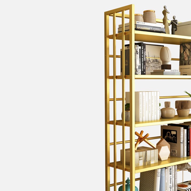 Libreria in metallo moderno libreria Etagere con retro aperto 70 "H x 19,7" W