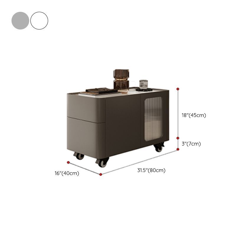 4 Legs End Table Set No Distressing Rectangular Side Table with 2 Drawers Clearhalo 'Coffee & Accent Tables' 'End & Side Tables' 'end_side_tables' 'furn' 'furn_end_side_tables' 'Furniture' 'Living Room Furniture' 1200x1200_db3fffe4-a30a-4efe-801c-08d408423c41