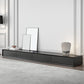 Faux Wood Media Console Modern Black Cable Management TV Console Clearhalo 'furn' 'furn_tv_stands_entertainment_centers' 'Furniture' 'Living Room Furniture' 'TV Stands & Entertainment Centers' 'TV Stands & Media Storage Furniture' 'tv_stands_entertainment_centers' 1200x1200_db41e2f9-15e2-4f98-89f0-1e730c26cd24