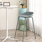 Indoor Plastic and Metal Bar Stool Modern Low Back Armless Bar Stool Clearhalo 'Bar Furniture' 'Bar Stools' 'bar_stools' 'furn' 'furn_bar_stools' 'Furniture' 'Kitchen & Dining Furniture' 1200x1200_db4b26f3-0891-4792-bf92-d4327c965fda