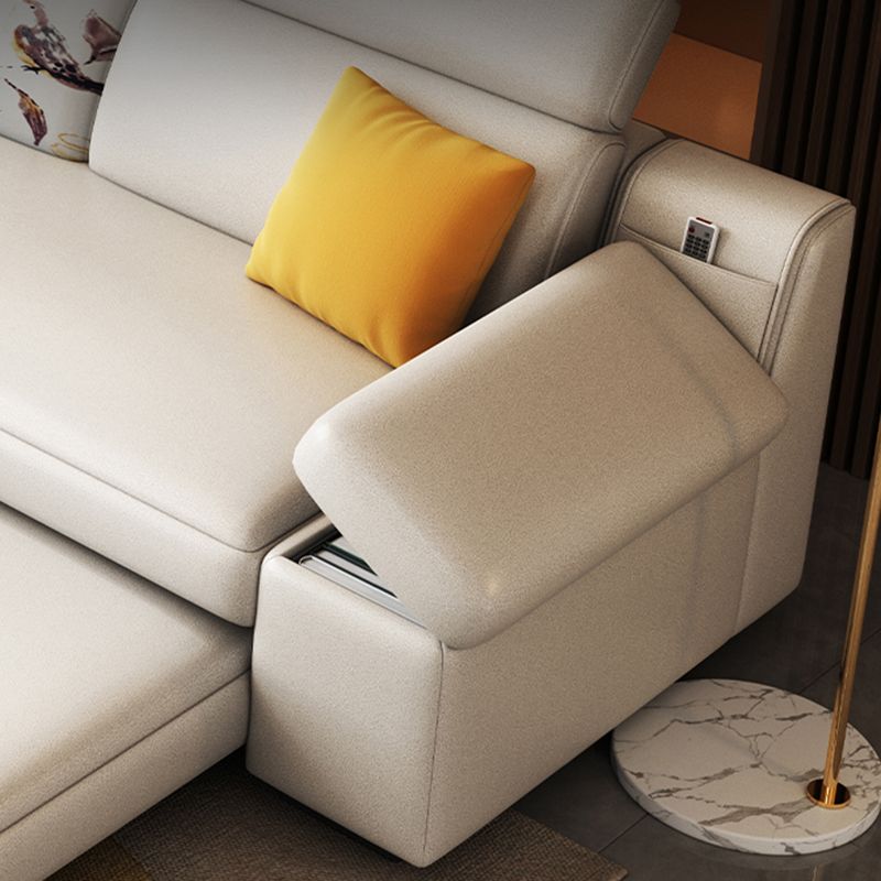 3 seat Mid Century Modern Pillow Top Arm Sofa Sewn Pillow Back Sofa Clearhalo 'furn' 'furn_sectionals' 'Furniture' 'Living Room Furniture' 'Sectionals' 1200x1200_db4c52b2-74af-446d-9e2e-cc2014161255