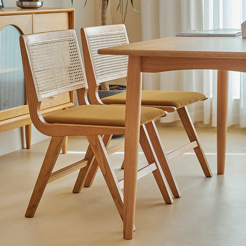 Traditional Style Dining Chairs Kitchen Armless Side Chairs with Wooden Legs Clearhalo ' kitchen&dining_furn' 'Dining Chairs' 'Dining Tables & Seating' 'dining_chair' 'furn' 'furn_dining_chair' 'Furniture' 'furniture_dining_chair' 'Kitchen & Dining Furniture' 'kitchen' 1200x1200_db4dcaee-d436-4bb1-8d28-22f826b7ff9b