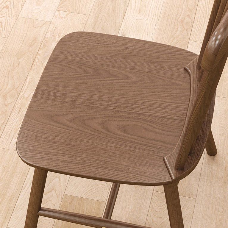 Solid Wood Dining Room Chairs Industrial Style Windsor Back Side Chair