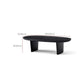 15"H Contemporary Coffee Table Solid Wood Black Single Cocktail Table Clearhalo 'Coffee & Accent Tables' 'Coffee Tables' 'coffee_tables' 'furn' 'furn_coffee_tables' 'Furniture' 'Living Room Furniture' 1200x1200_db5632e3-35f0-4630-a6a7-2d90e11bd004