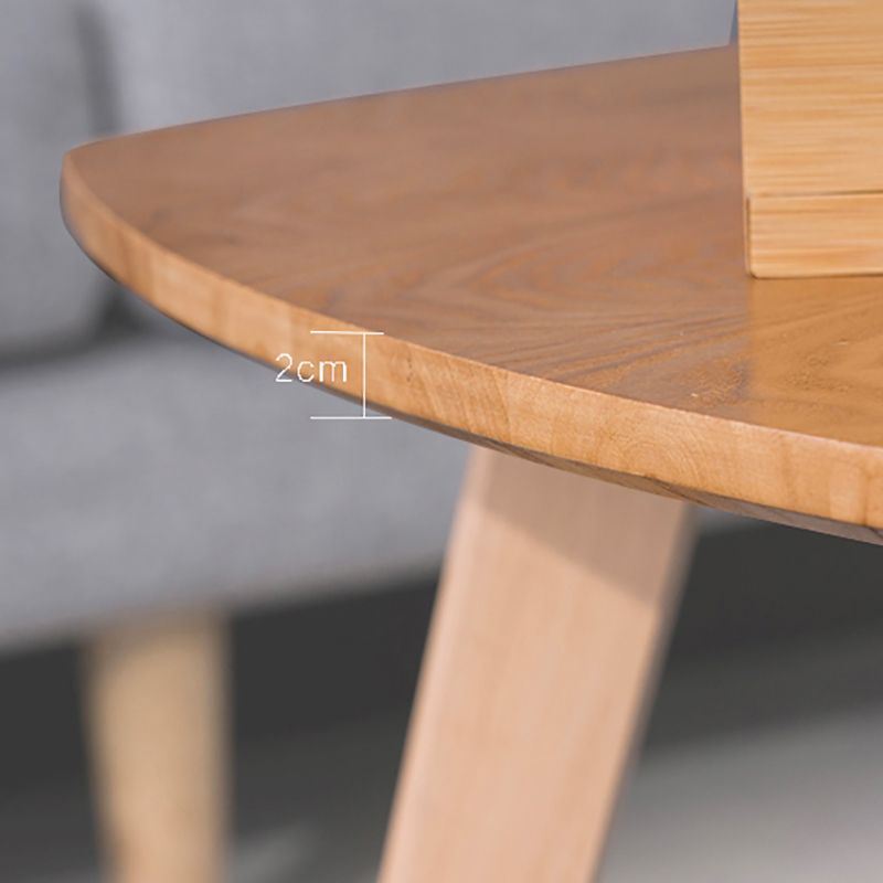 Contemporary Style Coffee Cocktail Table 4 Legs Solid Wood Coffee Table Clearhalo 'Coffee & Accent Tables' 'Coffee Tables' 'coffee_tables' 'furn' 'furn_coffee_tables' 'Furniture' 'Living Room Furniture' 1200x1200_db57efd5-2777-4616-9ad0-b076e91f81fa