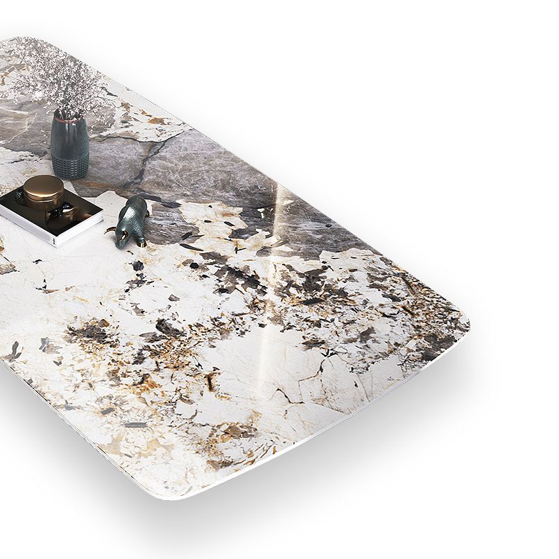 Traditional Luxury Dining Table Rectangle Sintered Stone Dining Table with Gold Frame for Home Clearhalo ' dining_table' 'Dining Tables & Seating' 'Dining Tables' 'furn' 'furn_dining_table' 'Furniture' 'furniture_dining_table' 'Kitchen & Dining Furniture' 'kitchen&dining_furn' 'kitchen' 'kitchen_dining_table' 1200x1200_db597b21-7aa9-4938-bbd5-4a49b6f44b4a