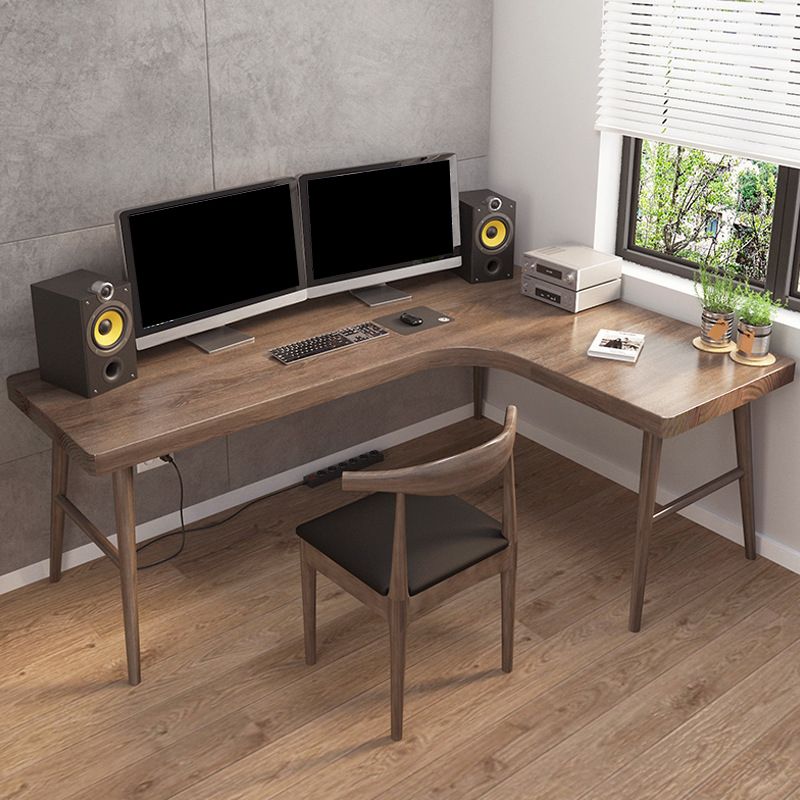Modern Style Wooden Writing Desk L-Shape Desk for Bedroom and Office Clearhalo 'furn' 'furn_office_desk' 'Furniture' 'Office Desks' 'Office Furniture' 'office_desk' 1200x1200_db5b87a2-00ae-4c6f-af6c-66882d34ebf6