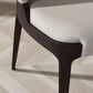 Modern Simple Side Chair Wooden Base Side Dining Chair for Bedroom