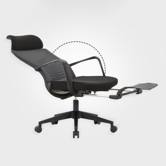 Silla de escritorio moderna altura de asiento ajustable altura giratoria con espalda transpirable
