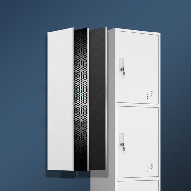 Scharnierende garderobe armoire eigentijdse metalen opbergkast voor thuis