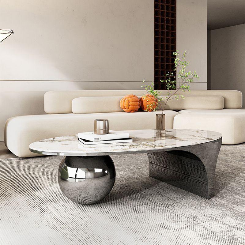 Slate Coffee Cocktail Table Glam Abstract Coffee or End Table Clearhalo 'Coffee & Accent Tables' 'Coffee Tables' 'coffee_tables' 'furn' 'furn_coffee_tables' 'Furniture' 'Living Room Furniture' 1200x1200_db5f0737-3063-4600-88d8-9a70dd6df50c