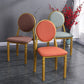Scandinavian Home Side Chair Open Back Metal Upholstered Dining Side Chair Clearhalo ' kitchen&dining_furn' 'Dining Chairs' 'Dining Tables & Seating' 'dining_chair' 'furn' 'furn_dining_chair' 'Furniture' 'furniture_dining_chair' 'Kitchen & Dining Furniture' 'kitchen' 1200x1200_db60936e-7217-4e88-bc2c-0090e04e59e4