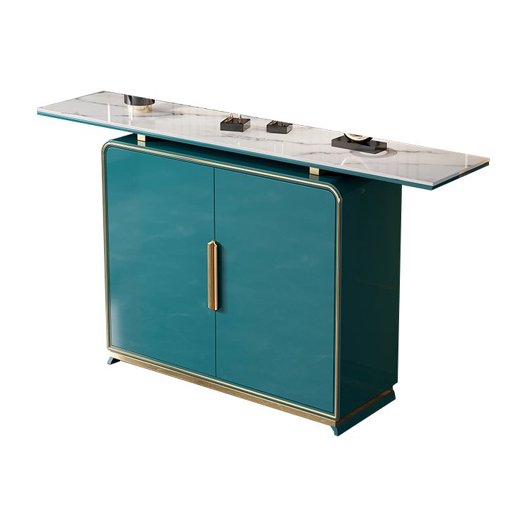 Tavolo console rettangolare glam tavolo da divano console in legno per sala