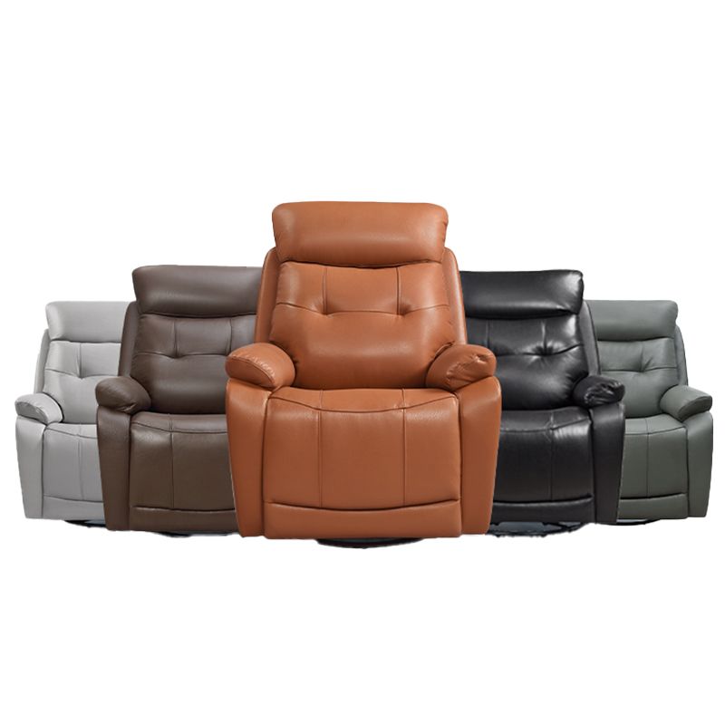 38" Wide Standard Recliner Genuine Leather Single Recliner Chair