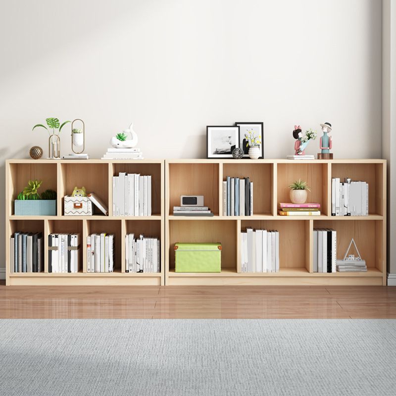 Contemporary Shelf Bookcase Wooden Closed Back Bookshelf for Home Clearhalo 'Bookcases' 'furn' 'furn_bookcases' 'Furniture' 'Office Furniture' 1200x1200_db6480fb-a927-4bef-9ae8-bab1b5bdbd23
