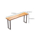 Industrial Rectangle Bar Table Solid Wood Bistro Bar Desk with Sled Base Clearhalo 'Bar Furniture' 'Bar Tables' 'bar_tables' 'furn' 'furn_bar_tables' 'Furniture' 'Kitchen & Dining Furniture' 1200x1200_db64c570-a28c-49af-ac35-de02399ebee3