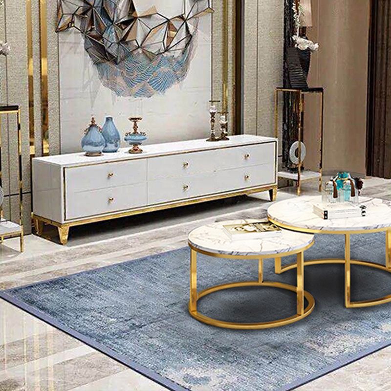 Console multimédia TV avec rangement fermé Console multimédia Glam avec tiroirs