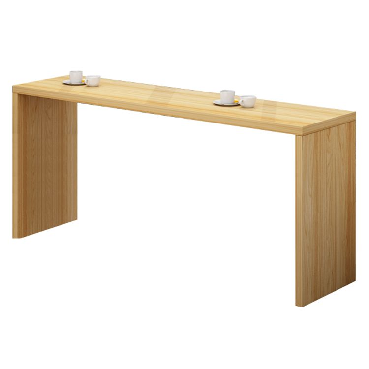 Contemporary Style Rectangle Bar Counter Table Wooden Dining Table for Kitchen Clearhalo 'Bar Furniture' 'Bar Tables' 'bar_tables' 'furn' 'furn_bar_tables' 'Furniture' 'furniture_bar_tables' 'Kitchen & Dining Furniture' 1200x1200_db6520da-7f53-49af-b6ab-c265b16d1cac