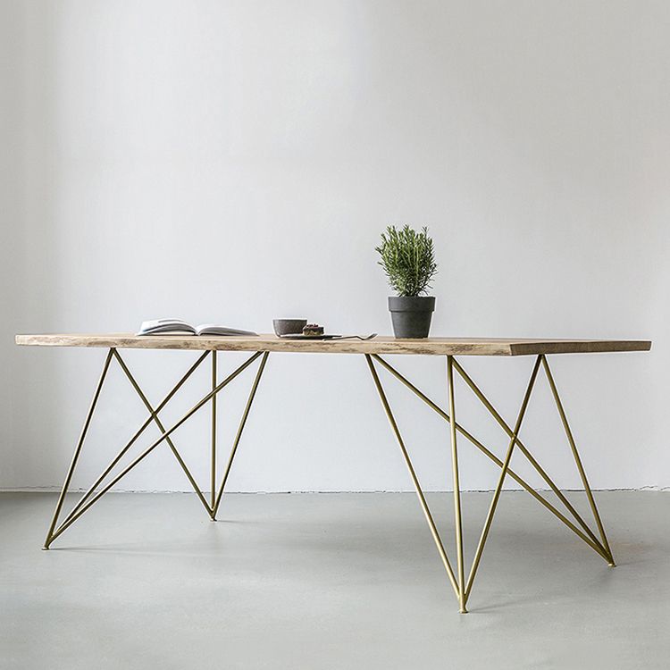 Traditional Luxury Rectangle Furniture Pine Solid Wood Dining Side Table Clearhalo ' dining_table' 'Dining Tables & Seating' 'Dining Tables' 'furn' 'furn_dining_table' 'Furniture' 'furniture_dining_table' 'Kitchen & Dining Furniture' 'kitchen&dining_furn' 'kitchen' 'kitchen_dining_table' 1200x1200_db658c2f-1e13-4db2-b431-3eed86287e4c