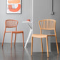 Nordic Style Plastic Dining Room Chair Slat Back Dining Side Chair for Home Use Clearhalo ' kitchen&dining_furn' 'Dining Chairs' 'Dining Tables & Seating' 'dining_chair' 'furn' 'furn_dining_chair' 'Furniture' 'furniture_dining_chair' 'Kitchen & Dining Furniture' 'kitchen' 1200x1200_db66904f-4f67-4ec6-821c-53ae920f5ce9