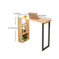 Solid Wood Bar Dining Table Industrial Bar Table with Sled Base Clearhalo 'Bar Furniture' 'Bar Tables' 'bar_tables' 'Furniture' 'furniture_bar_tables' 'Kitchen & Dining Furniture' 1200x1200_db672d65-ca11-46b0-84ee-daebe732c65d