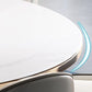 Metal Modern Round Indoor Table Sintered Stone Dining Table for Kitchen and Dining Room Clearhalo ' dining_table' 'Dining Tables & Seating' 'Dining Tables' 'furn' 'furn_dining_table' 'Furniture' 'furniture_dining_table' 'Kitchen & Dining Furniture' 'kitchen&dining_furn' 'kitchen' 'kitchen_dining_table' 1200x1200_db679526-683b-4861-8147-a514c608ad81