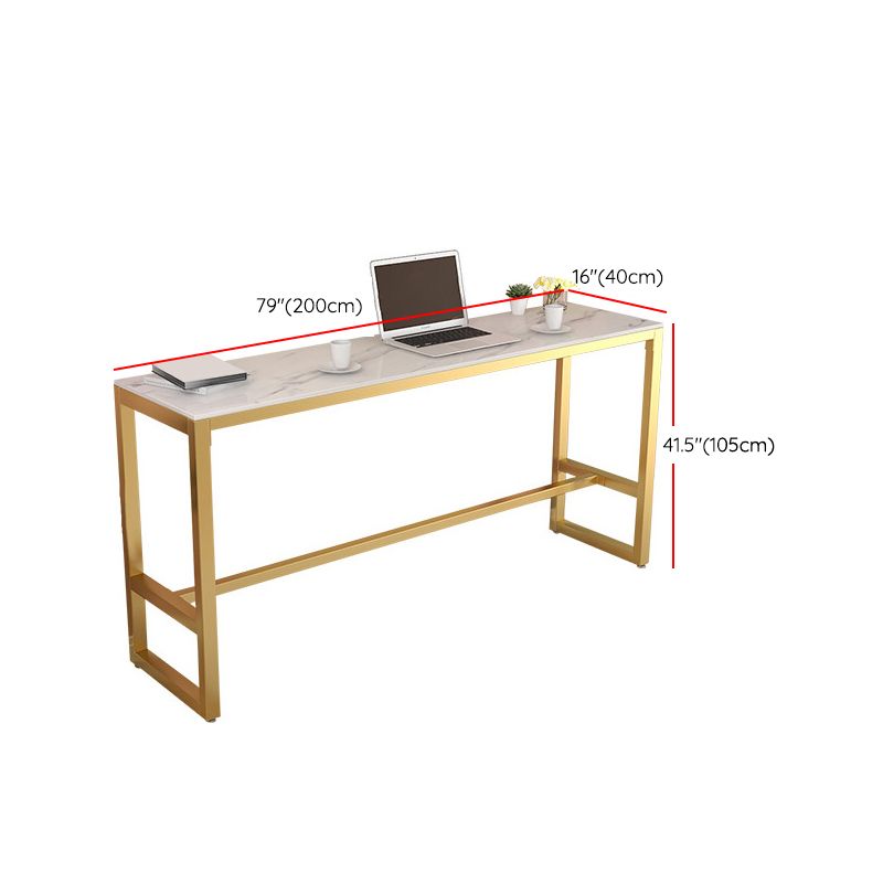 Modern Bar Table White Dining Table for Kitchen Living Room Coffee Room Clearhalo 'Bar Furniture' 'Bar Tables' 'bar_tables' 'furn' 'furn_bar_tables' 'Furniture' 'Kitchen & Dining Furniture' 1200x1200_db67b531-28b2-469b-a3bf-378103641276