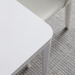 Rectangle Dining Table White Stone Top Table with 4 Legs Base Clearhalo 'Dining Tables & Seating' 'Dining Tables' 'dining_table' 'Furniture' 'furniture_dining_table' 'Kitchen & Dining Furniture' 'kitchen' 'kitchen_dining_table' 1200x1200_db6a0573-4603-4da2-9b2f-61de90a6b929