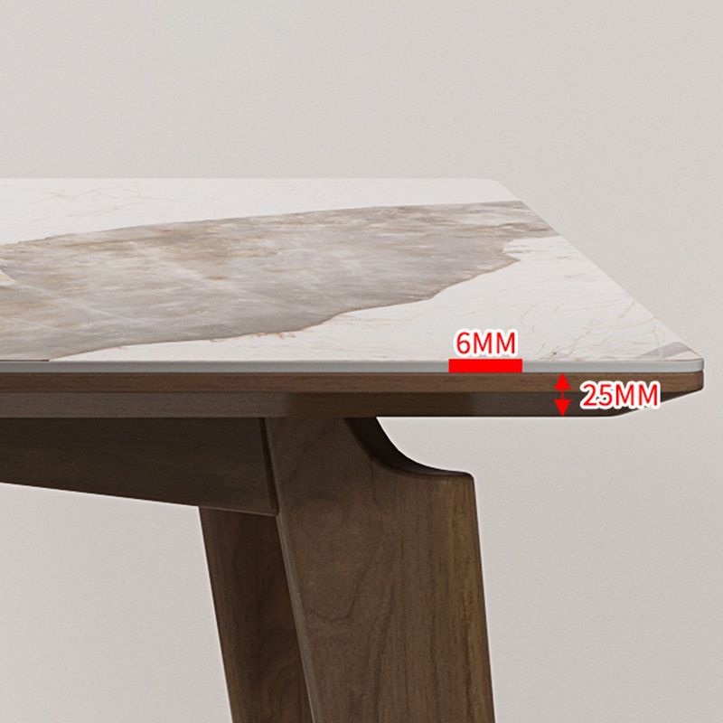 Rectangle Sintered Stone Table for Restaurant Medieval Modern Table with 4 Legs Clearhalo 'Dining Tables & Seating' 'Dining Tables' 'dining_table' 'furn' 'furn_dining_table' 'Furniture' 'furniture_dining_table' 'Kitchen & Dining Furniture' 'kitchen' 'kitchen_dining_table' 1200x1200_db6a33cb-5411-4b87-a325-0686dbc055b3