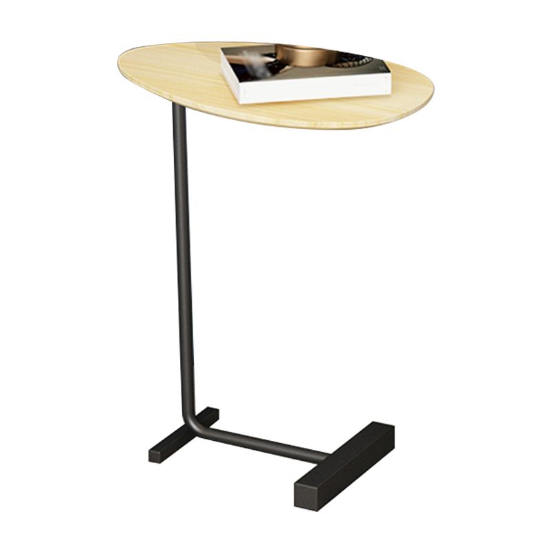 23.6inch Tall Modern C Corner Table Solid Wood Side End Table Clearhalo 'Coffee & Accent Tables' 'End & Side Tables' 'end_side_tables' 'furn' 'furn_end_side_tables' 'Furniture' 'Living Room Furniture' 1200x1200_db6a82d4-2846-4f39-82d4-103e79992f6f