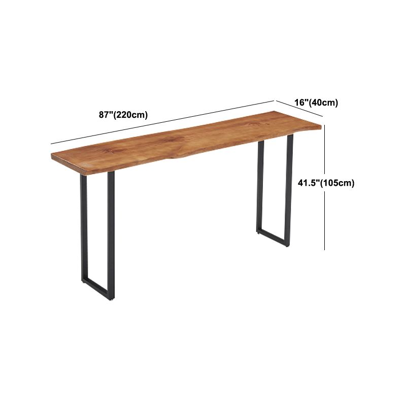 Juego de mesa de bar industrial de madera maciza, mesa de mostrador de 1/2/4/7 piezas con taburetes sin respaldo