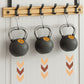 Moderne stijl minimalistisch jas hanger home muur hangende houten kaprek