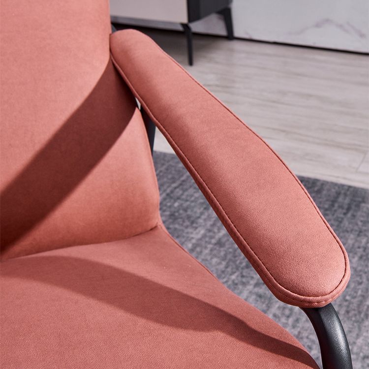 Mid-century Modern Bedroom Accent Armchair Solid Color Arm Chair Clearhalo 'Accent Chairs' 'accent_chairs' 'Chairs & Seating' 'furn' 'furn_accent_chairs' 'Furniture' 'Living Room Furniture' 1200x1200_db70631b-dad1-4644-884f-414d65d29005