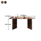 Contemporary Free Form Table Clear Glass Top Table for Dining Room Clearhalo 'Dining Tables & Seating' 'Dining Tables' 'dining_table' 'furn' 'furn_dining_table' 'Furniture' 'furniture_dining_table' 'Kitchen & Dining Furniture' 'kitchen' 'kitchen_dining_table' 1200x1200_db73d240-2359-44e1-96e8-2ced71785f5d