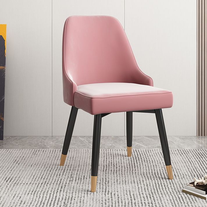Silla de comedor Parsons contemporánea, silla lateral tapizada para comedor